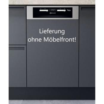 Bauknecht BSBO 3O35 PF X - Geschirrspüler, Teilintegriert, Besteckschublade, Edelstahl, 45 cm